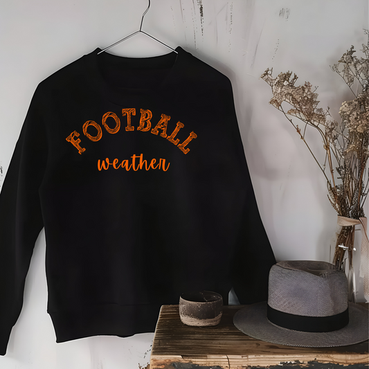 Football Weather Unisex Sweatshirt - Orange