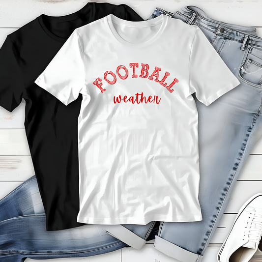Football Weather Unisex T-Shirt - Red