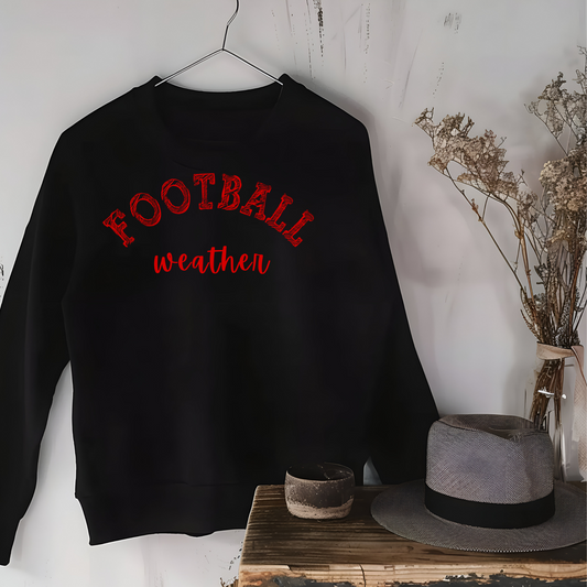 Football Weather Unisex Sweatshirt - Red