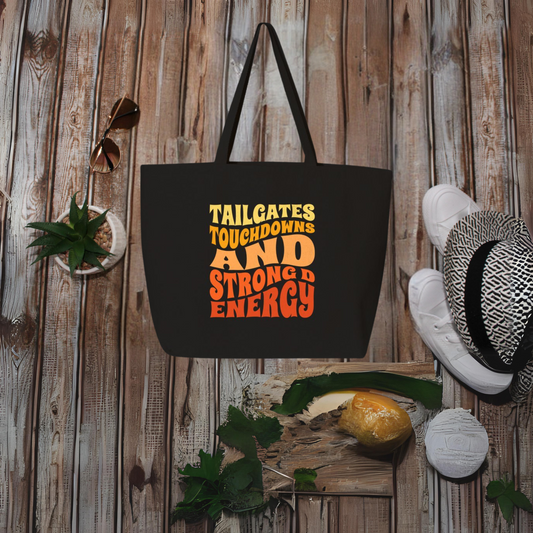 Tailgates, Touchdowns, and Strong D Jumbo Tote