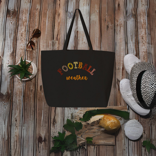Football Weather Jumbo Tote
