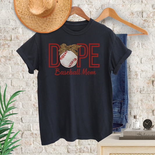 Dope Baseball Mom T-Shirt