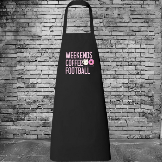 Weekends Coffee Football Butcher Apron