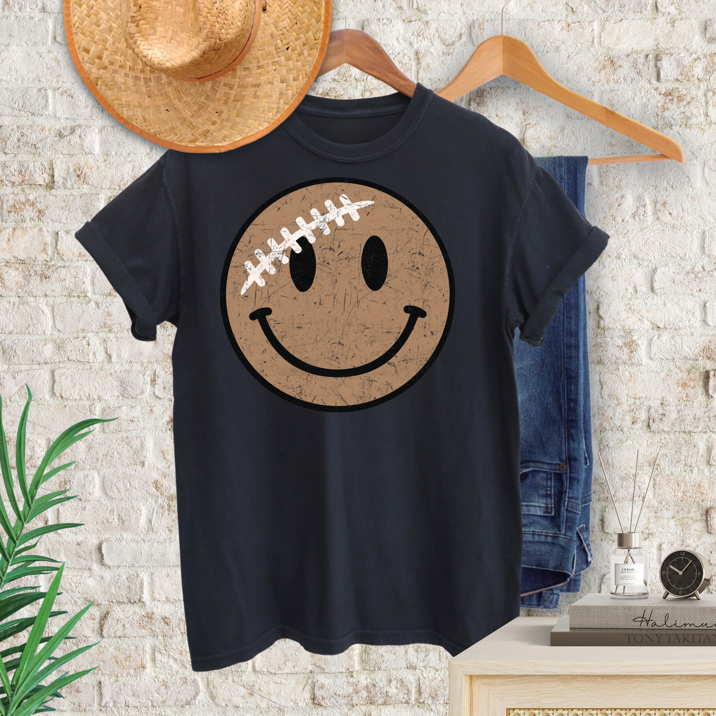 Football Smiley T-Shirt