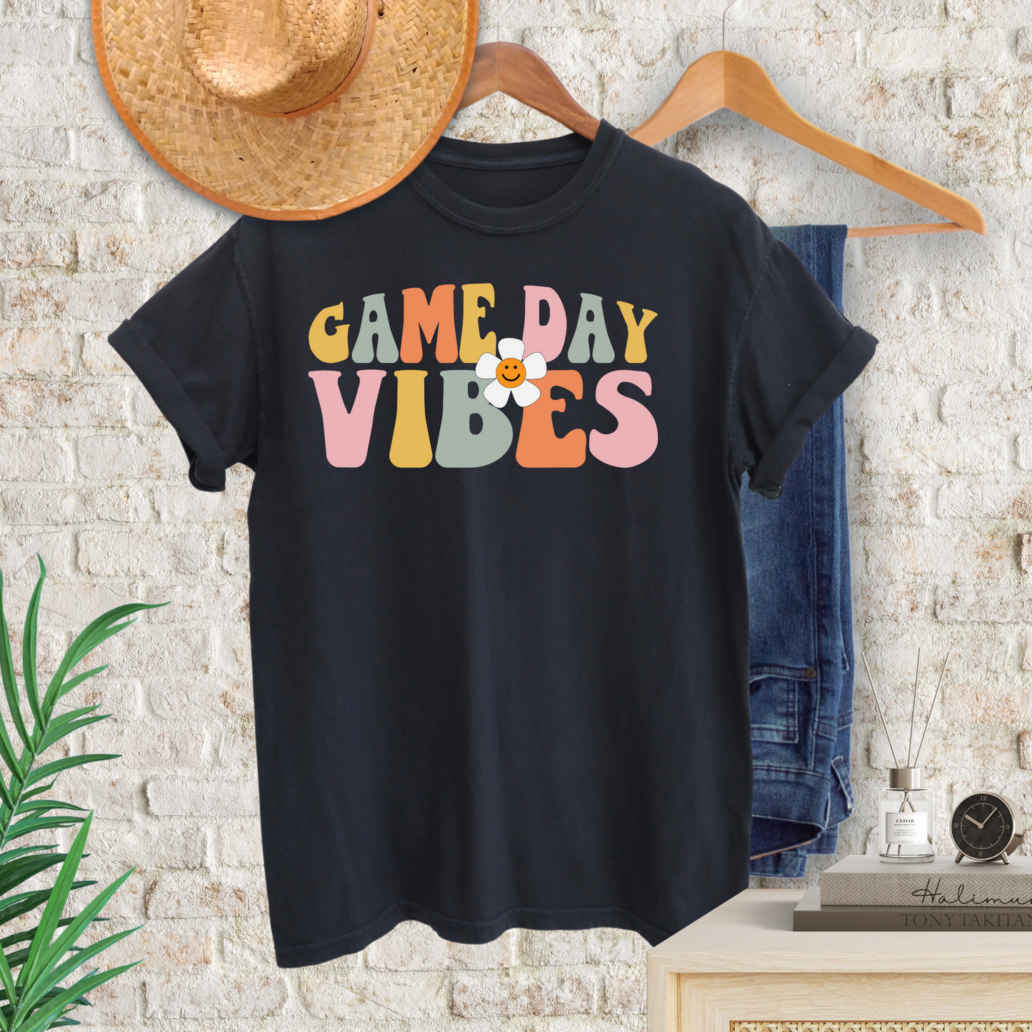 Game Day Vibes Retro T-Shirt