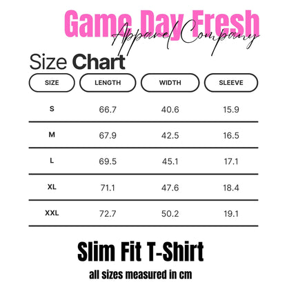 Classy Until Kickoff T-Shirt (Slim Fit) Pink & Green